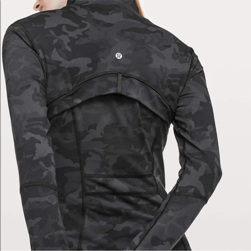 LULULEMON Black Gray Grey DEFINE Camo Camouflage Jacket 6